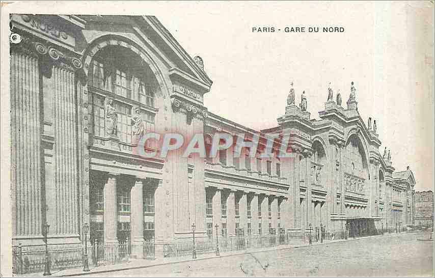 CPA PARIS GARE DU NORD
