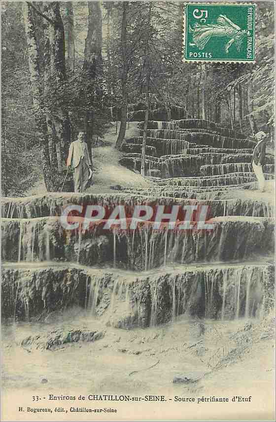 CPA Environs de CHATILLON-sur-SEINE Source petrifiante d'Etuf
