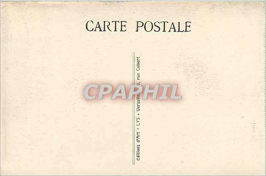  CPA VERSAILLES Musee des voitures — Verso