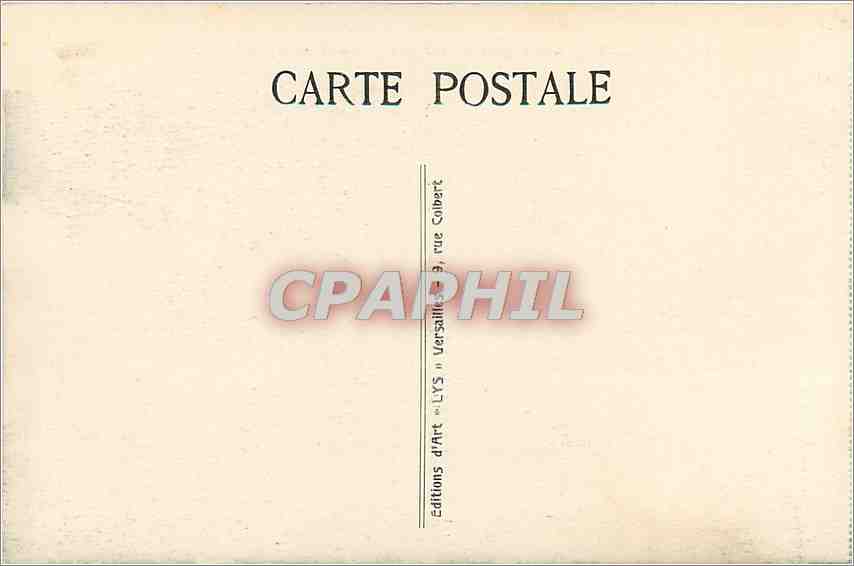  CPA VERSAILLES L'Orangerie et le Palais — Verso