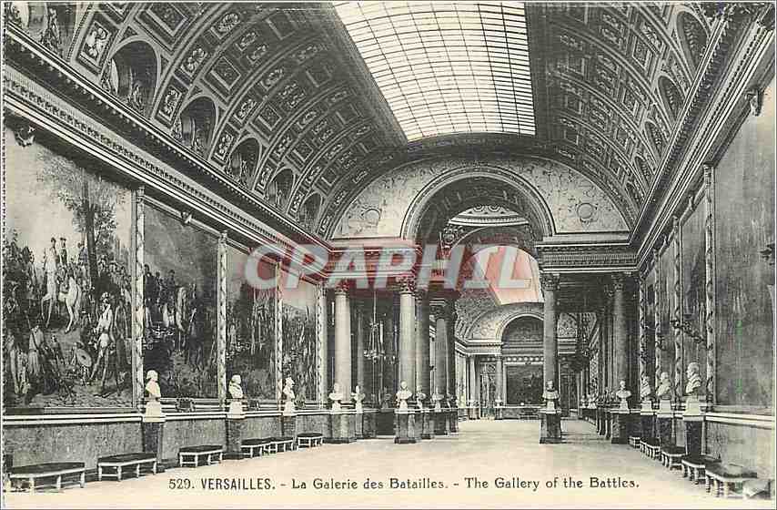  CPA VERSAILLES La Galerie des Batailles
