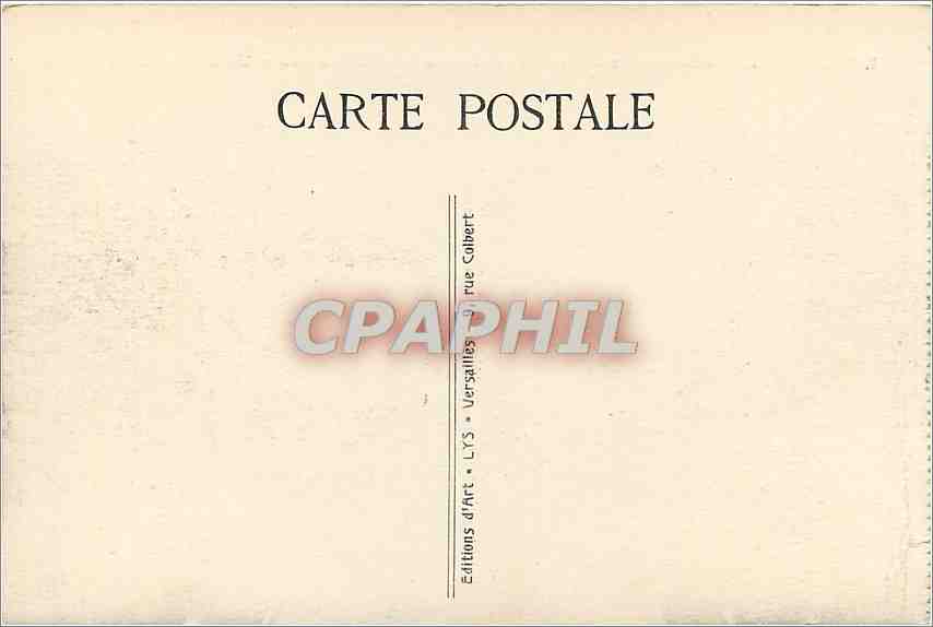  CPA VERSAILLES Panorama du Château et des Jardins — Verso