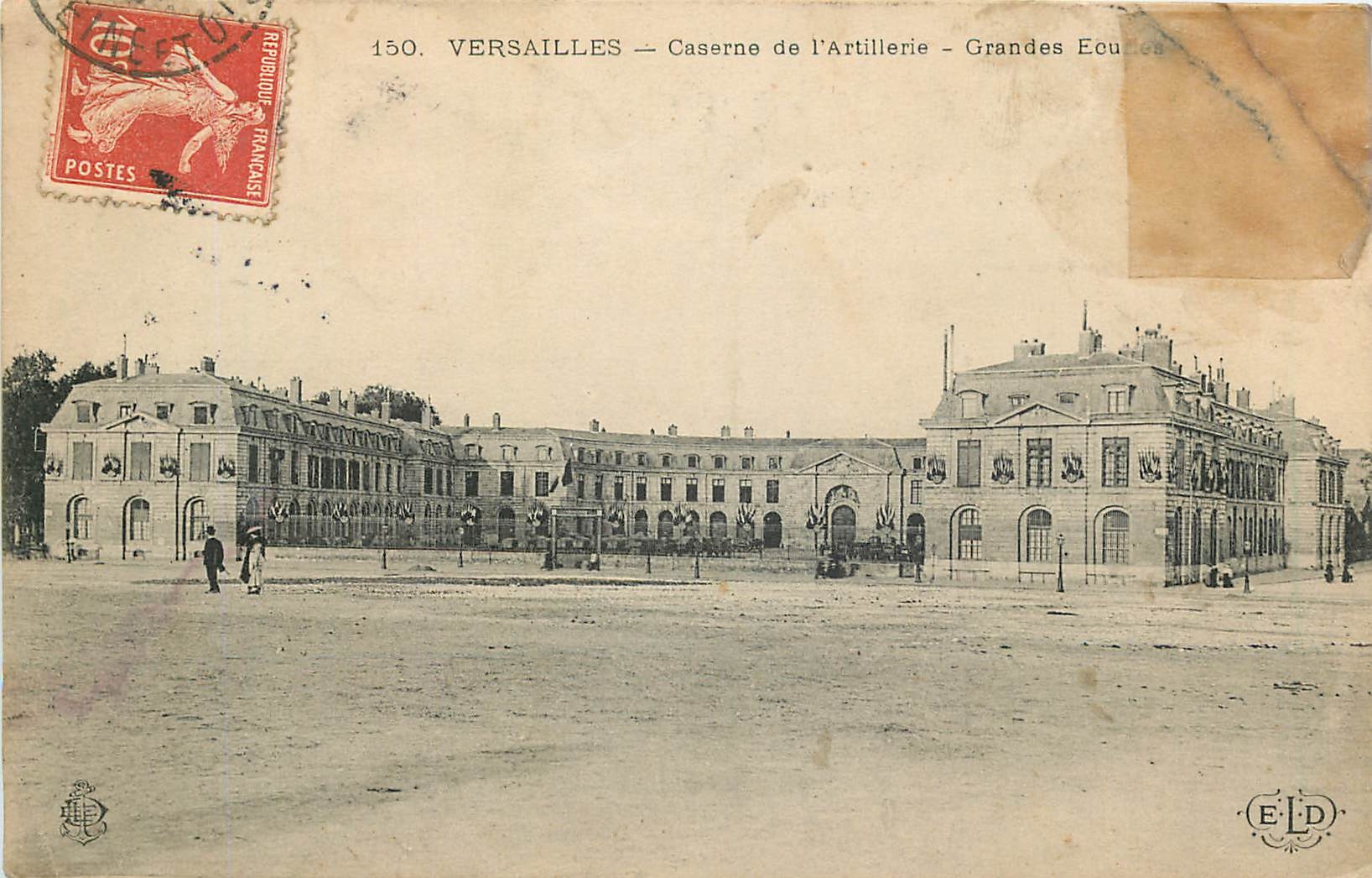 Versailles — Caserne de l'Artillerie - Grandes Ecuries — Éditeur ELD, n°150