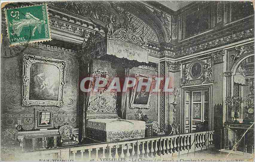 Versailles — Le Château (intérieure) — Chambre à Coucher du Roi XVIII