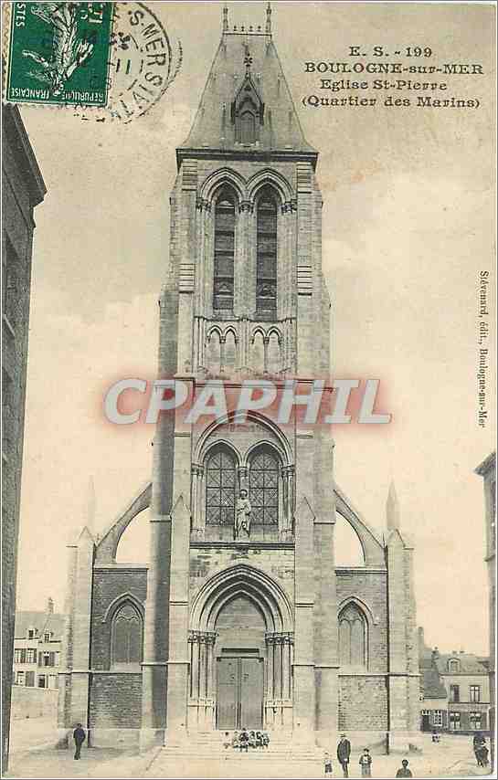 St. Peterskirche — Viertel der Marines — Verlag Séverand, Boulogne-sur-Mer