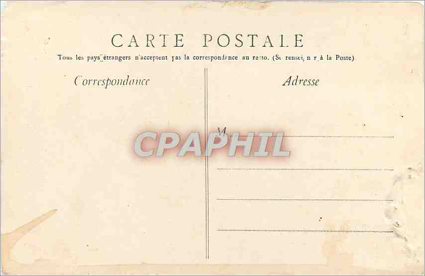 CPA LOURDES La Basilique Bernadette Soubirous — Verso