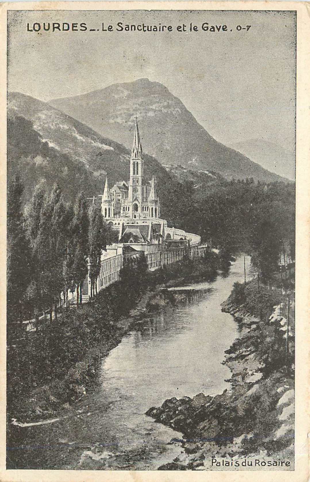 CPA LOURDES La Basilique