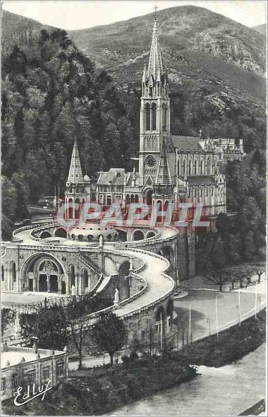 CPA LOURDES La Basilique