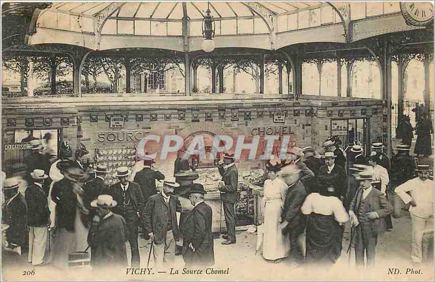 CPA Vichy La Source Chomel
