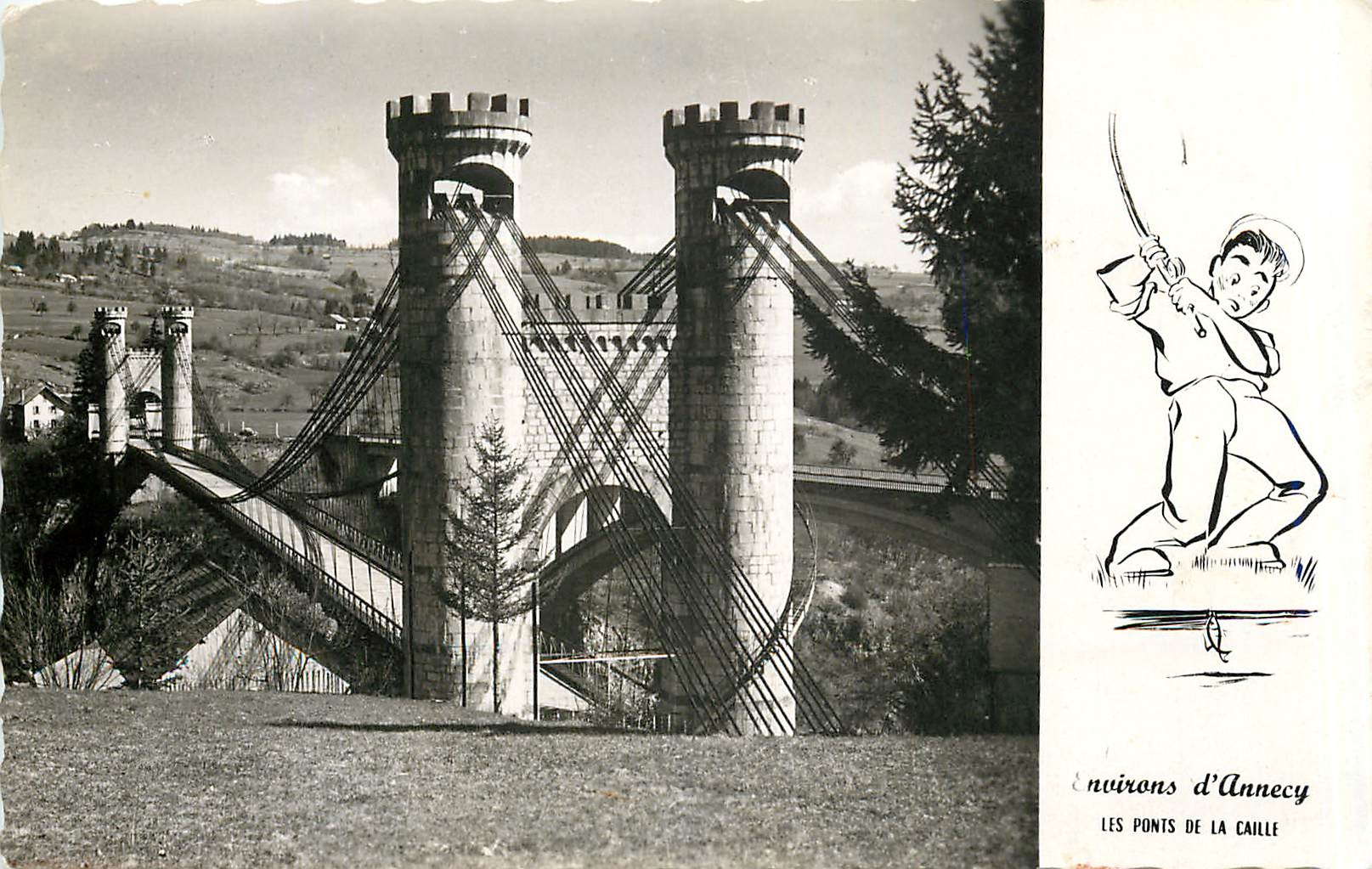Les Ponts de la Caille — Environs d'Annecy — Éditions G. Mouchet Annecy