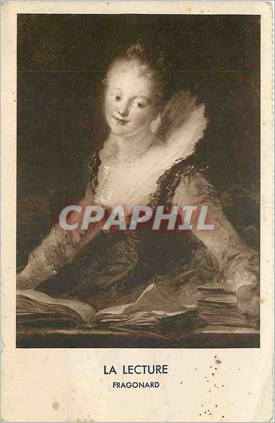 CPA LA LECTURE FRAGONARD