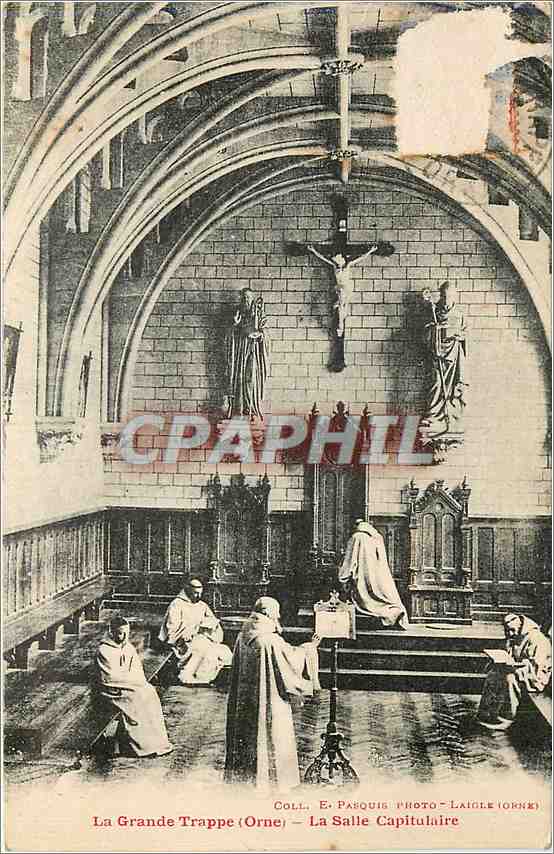 CPA La Grande Trappe (Orne) - La Salle Capitulaire