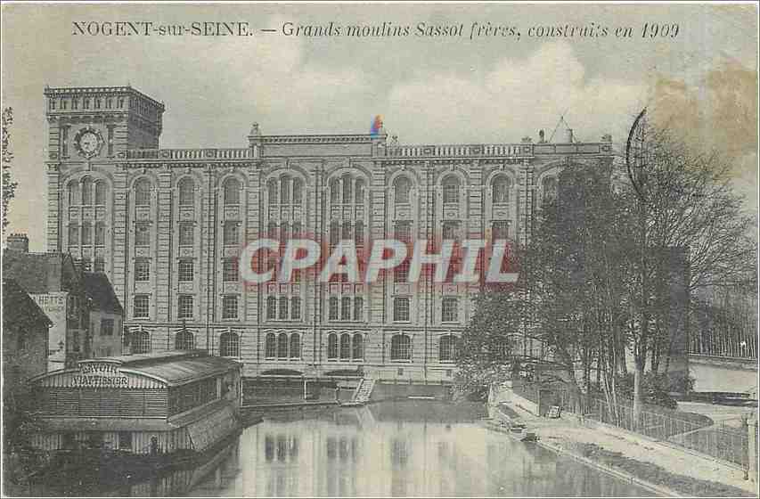 CPA NOGENT-sur-SEINE - Grands moulins Sassot freres