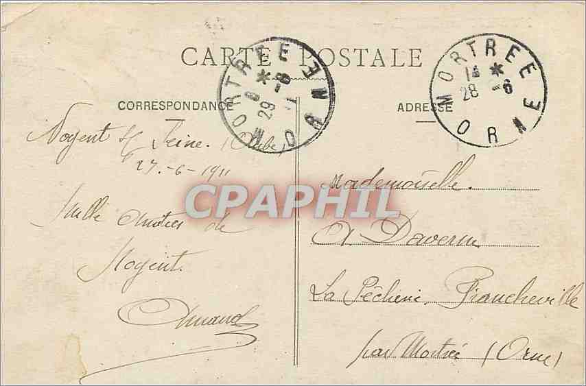 CPA NOGENT-sur-SEINE - Grands moulins Sassot freres — Back