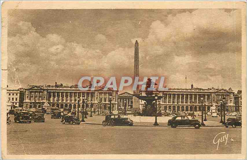 CPA PARIS La Place de Concorde
