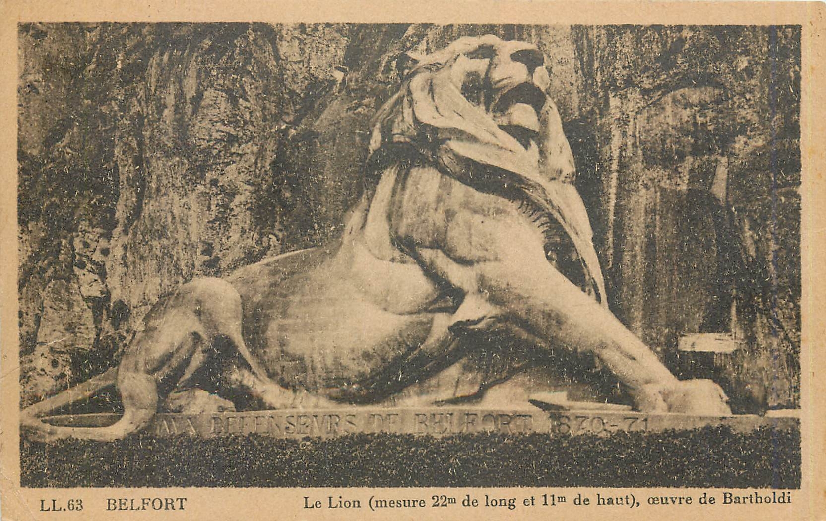 CPA BELFORT Le Lion