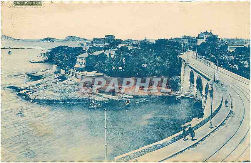 CPA MAESEILLE - La Corniche  Pont de la Fausse-Monnaie