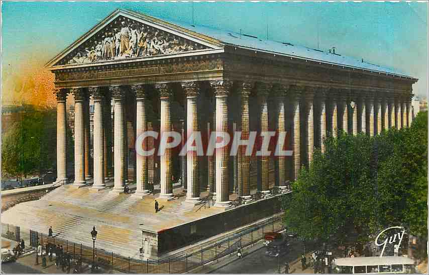 CPM Eglise de la Madeleine Paris