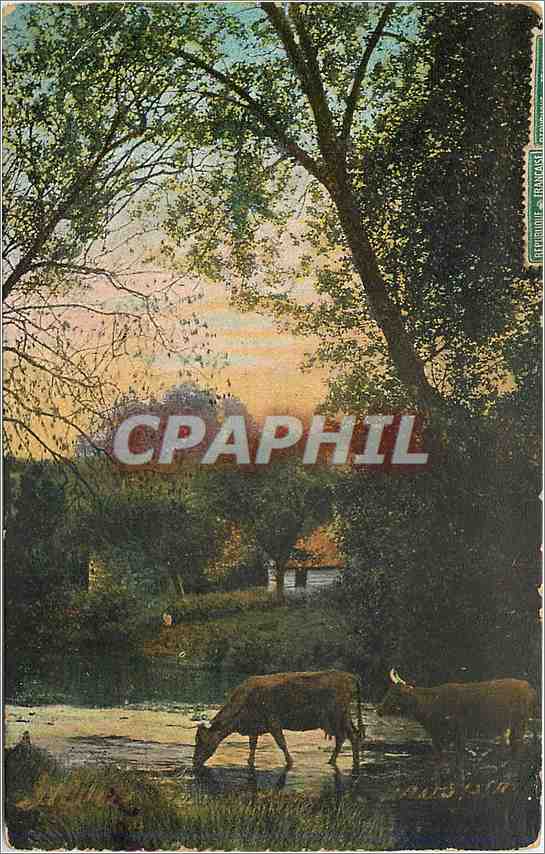 CPA Vaches