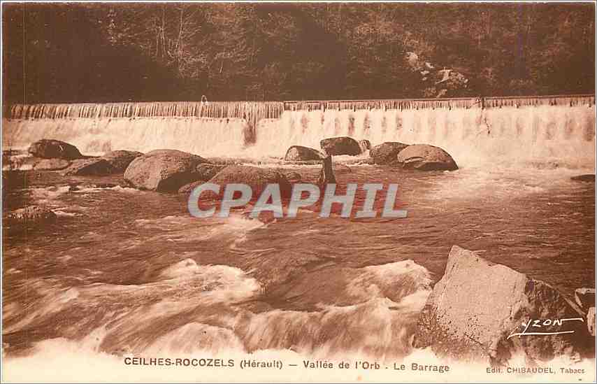CPA CEILHES-ROCOZELS (Hérault) - Vallée de l'Orb - Le Barrage