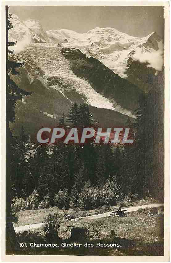 CPA Chamonix. Glacier des Bossons