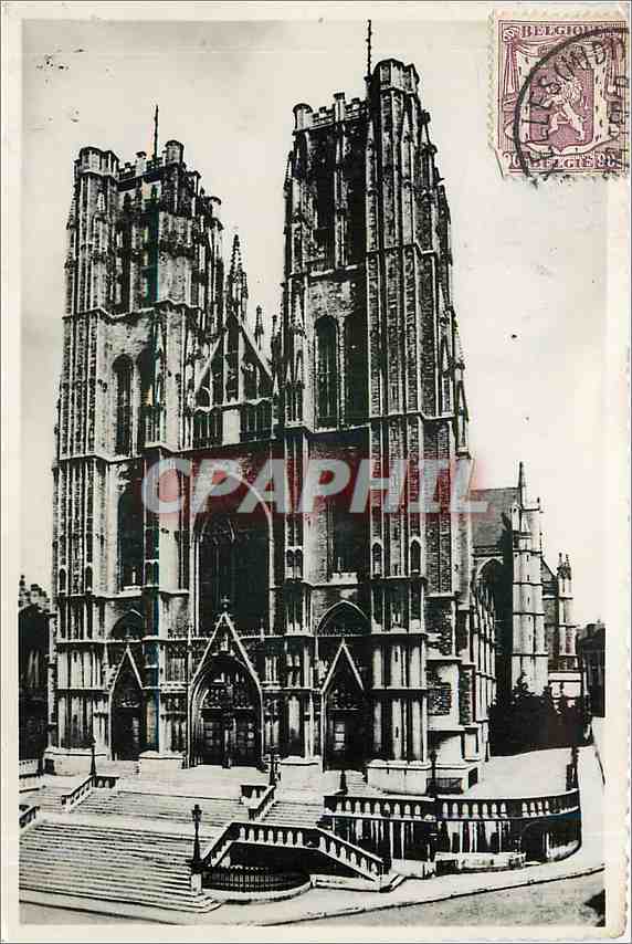 CPA BRUXELLES - Eglise collégiale des SS