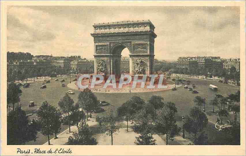 CPA PARIS Place de l'Etoile