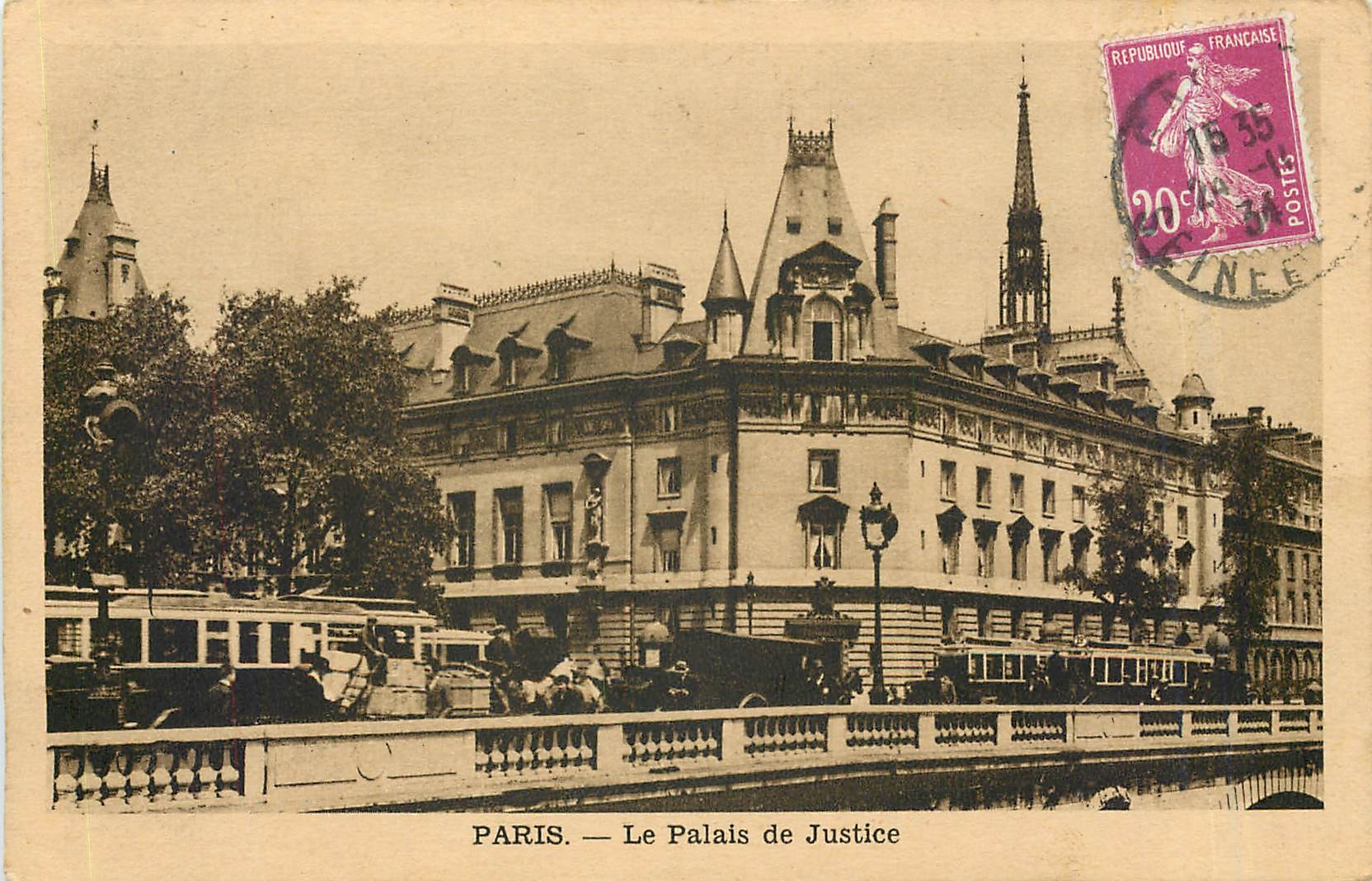 CPA PARIS Le Palais de Justice