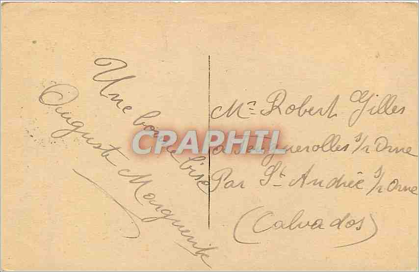 CPA PARIS Le Palais de Justice — Verso