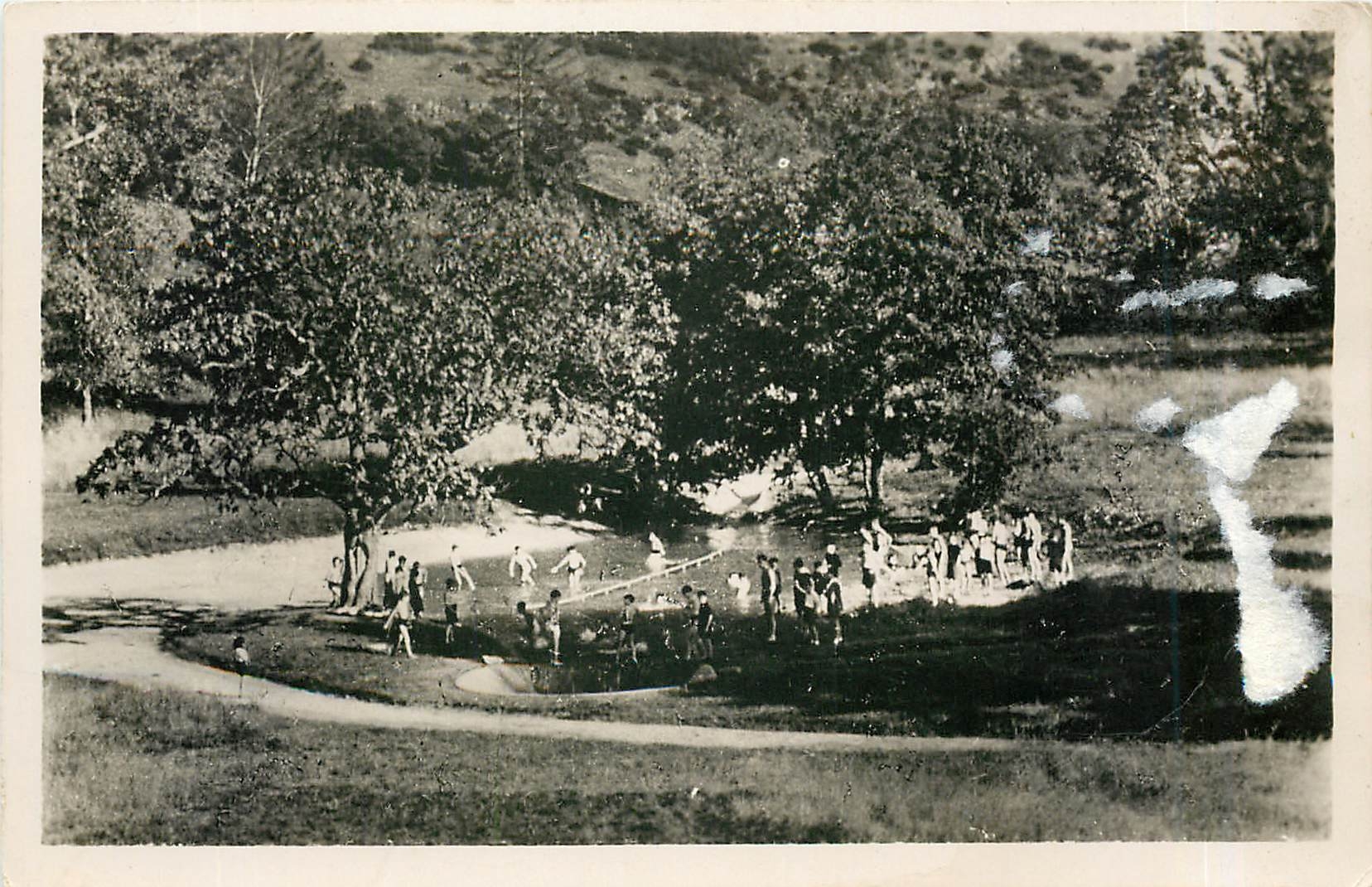 CPM GEVINGEY Colonnie de vacances du C.I.C. - La Piscine