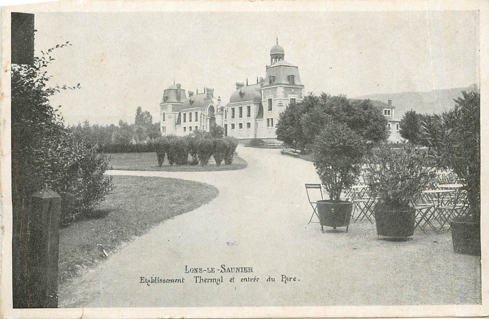 CPA Lons le Saunier - Etablissement Thermal et entrée du port