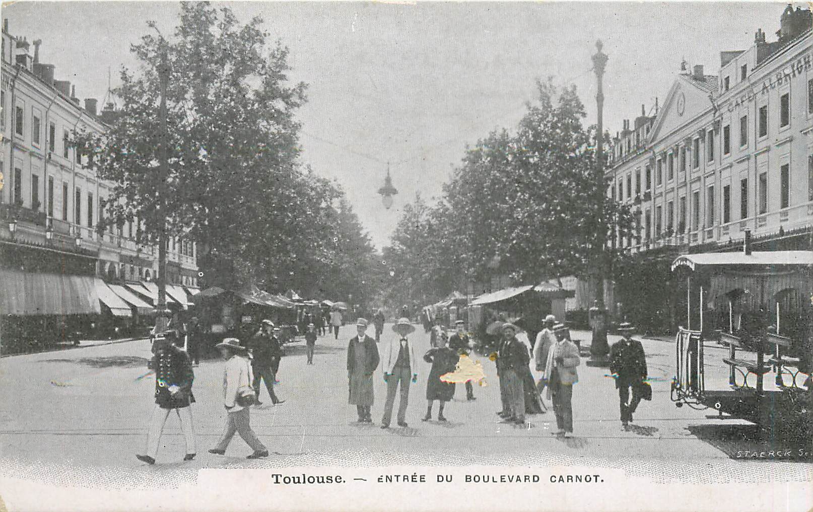 CPA TOULOUSE - Entrée du Boulevard Carnot