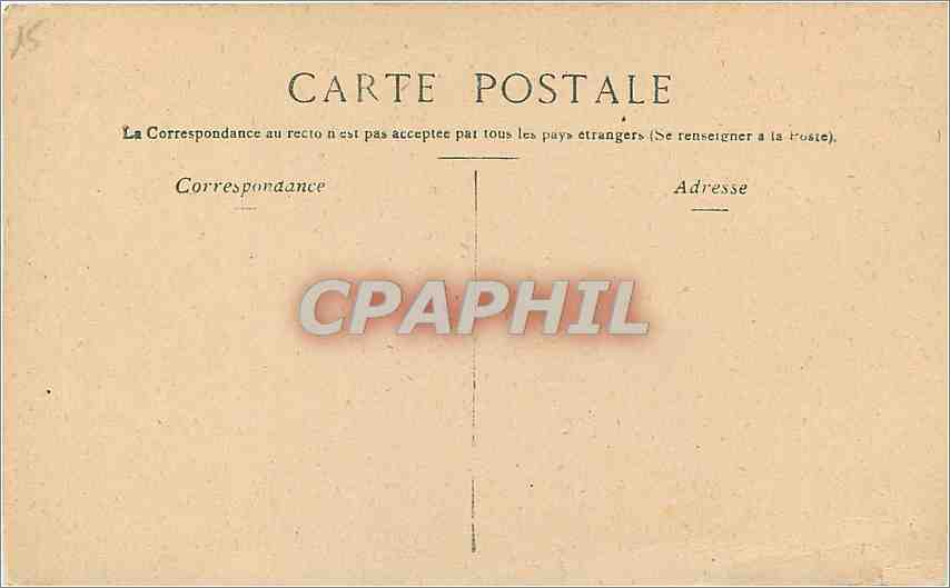 CPA Le Château de Brissac — Rückseite