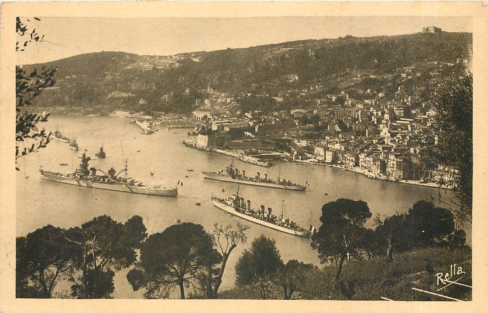 CPA Vllefranche-sur-mer - Vue d'ensemble