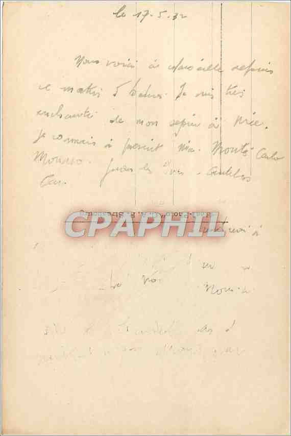 La Rade de Villefranche — vue de la baie avec navires — éditeur C.A.S. n°34 — Rückseite