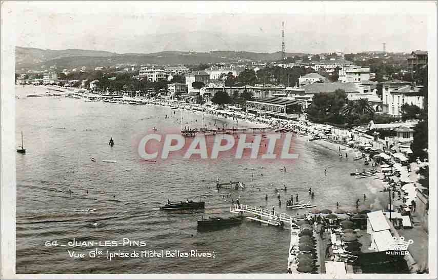 CPA JUAN-LES-PINS - Vue Gle (prise de l'Hotel Belles Rives)