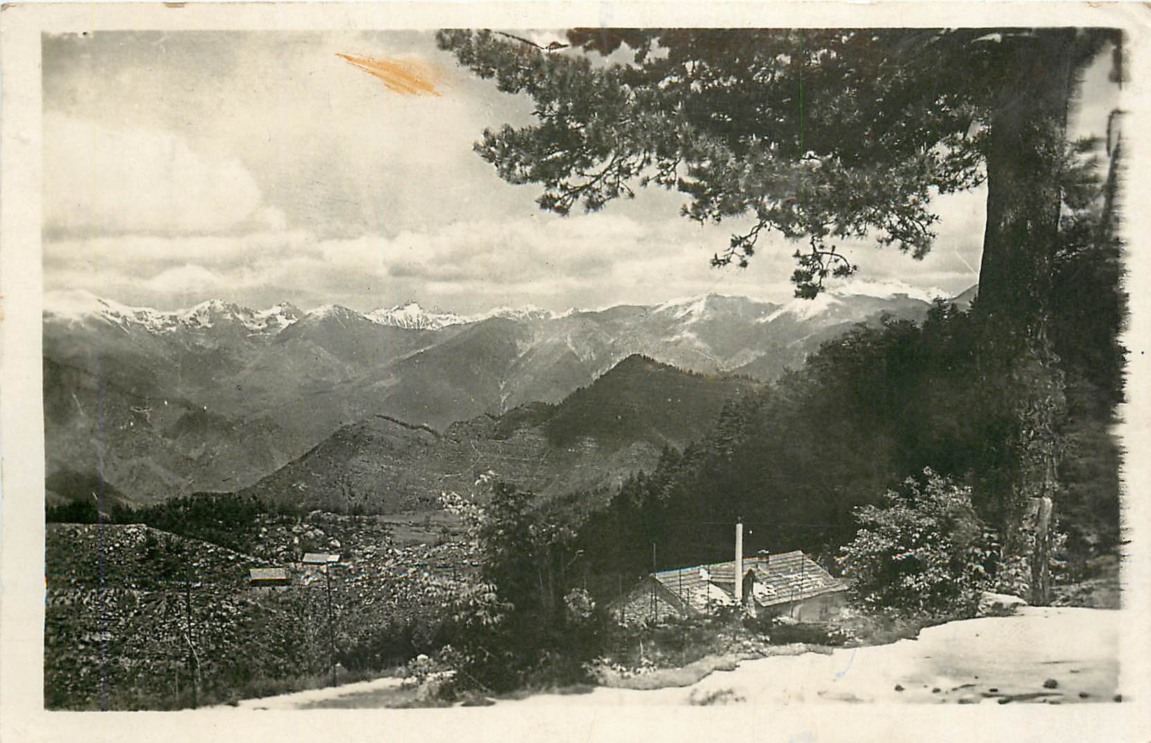 CPA PEIRA-CAVA La chaine des Alpes