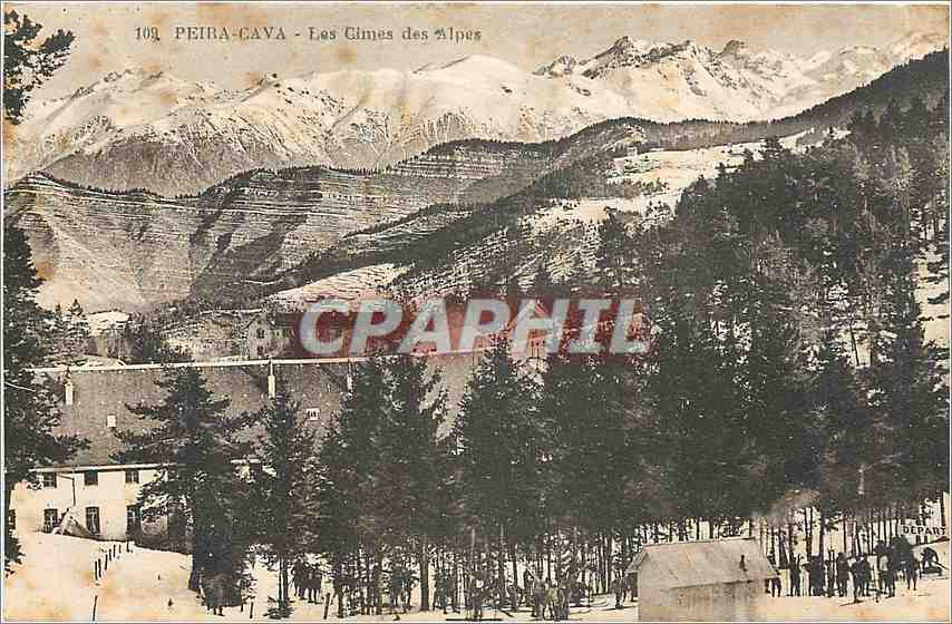 CPA PEIRA-CAVA - Les cimes des Alpes