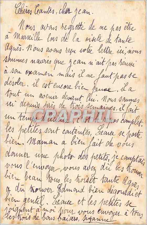 CPA PEIRA-CAVA - Les cimes des Alpes — Rückseite