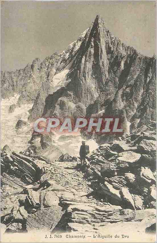 CPA Chamonix - L'aiguille du Dru