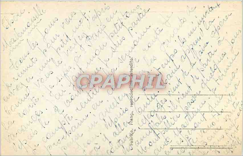 CPA PARIS - La Bourse — Rückseite