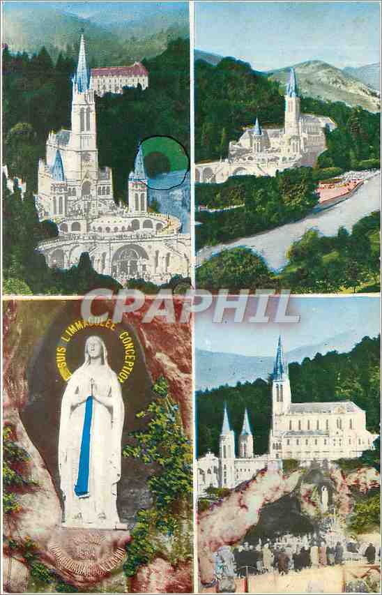 CPA Souvenir de Lourdes