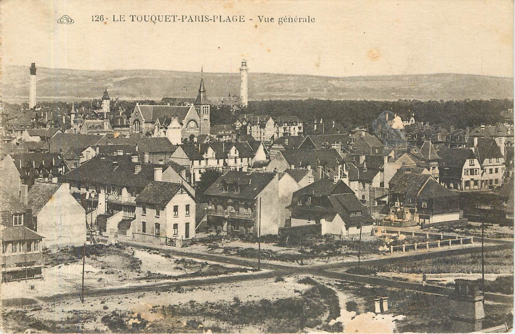 CPA LE TOUQUET-PARIS-PLAGE - Vue générale