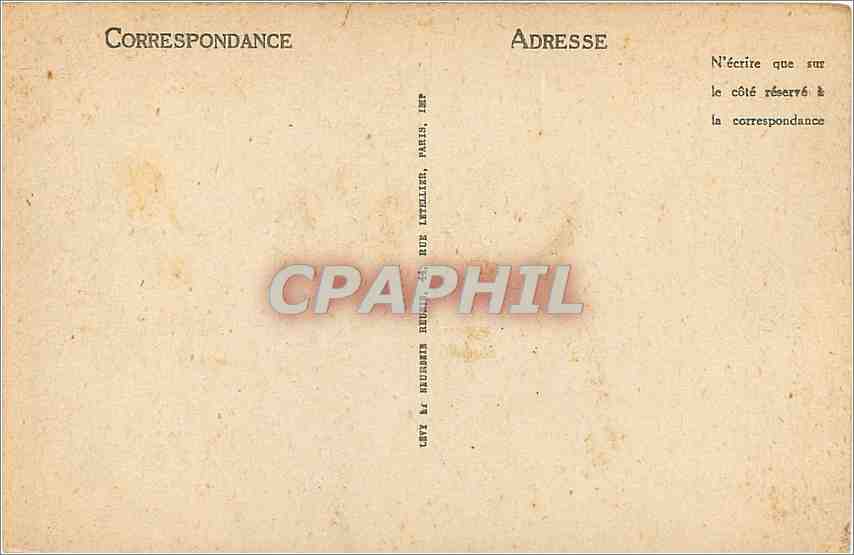 CPA Bagnoles de l'Orne - Le Rocher de l'Etablissement Thermal — Rückseite