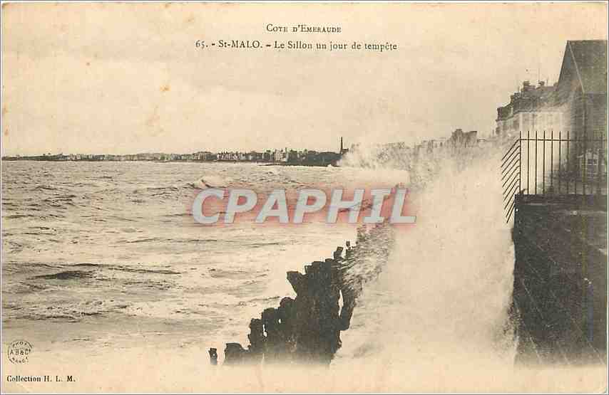 St-Malo - El Sillon un día de tormenta — Côte d'Émeraude, n°65