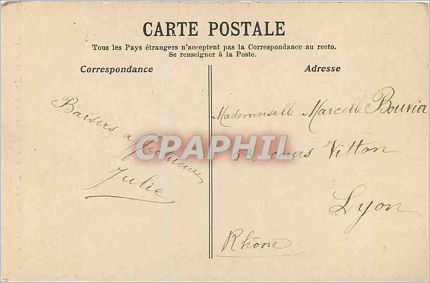 Dauphiné — Le Vercors. Entrée des Grands-Goulets — Phot. Duchemin, Grenoble — Rückseite