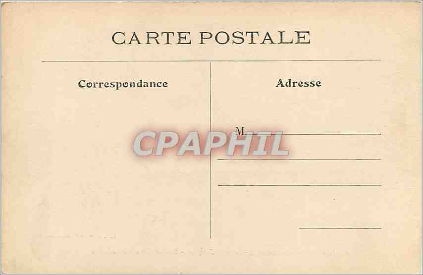 CPA PARIS - Théatre du Chatelet — Rückseite