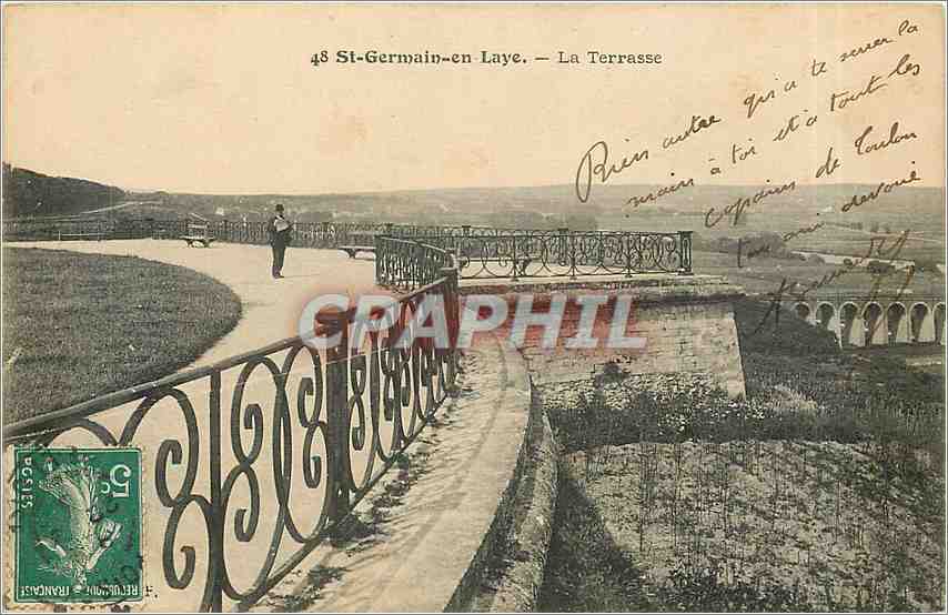 CPA St-Germain-en-Laye - La Terrasse