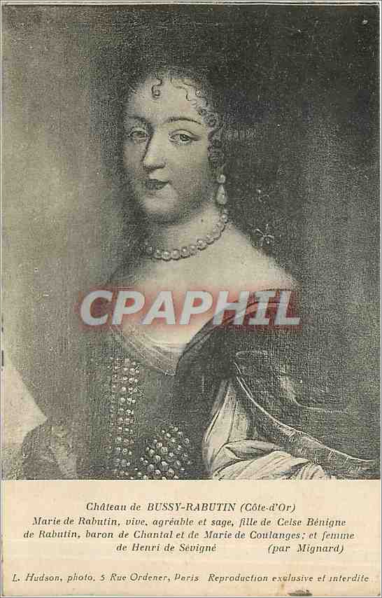 CPA Château de BUSSY-RABUTIN (Côte d'Or)