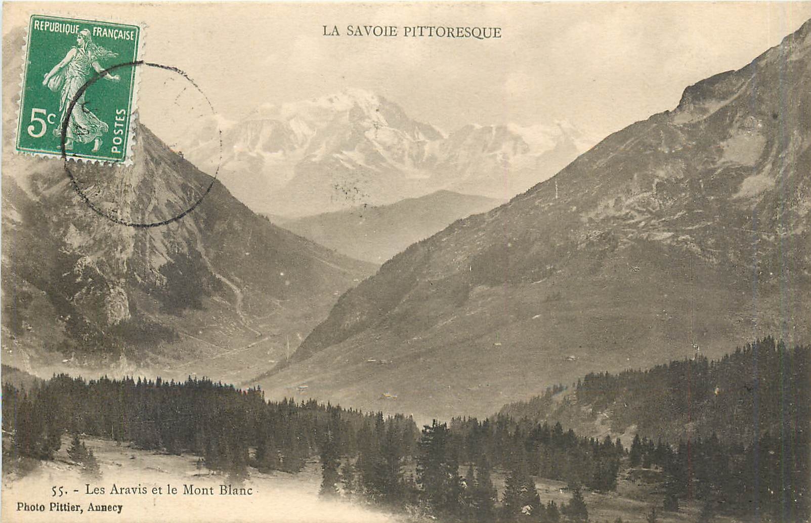 CPA Les Aravis et le Mont Blanc